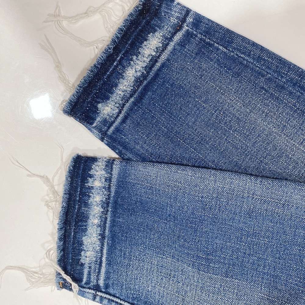 Madewell high rise straight premium denim jeans